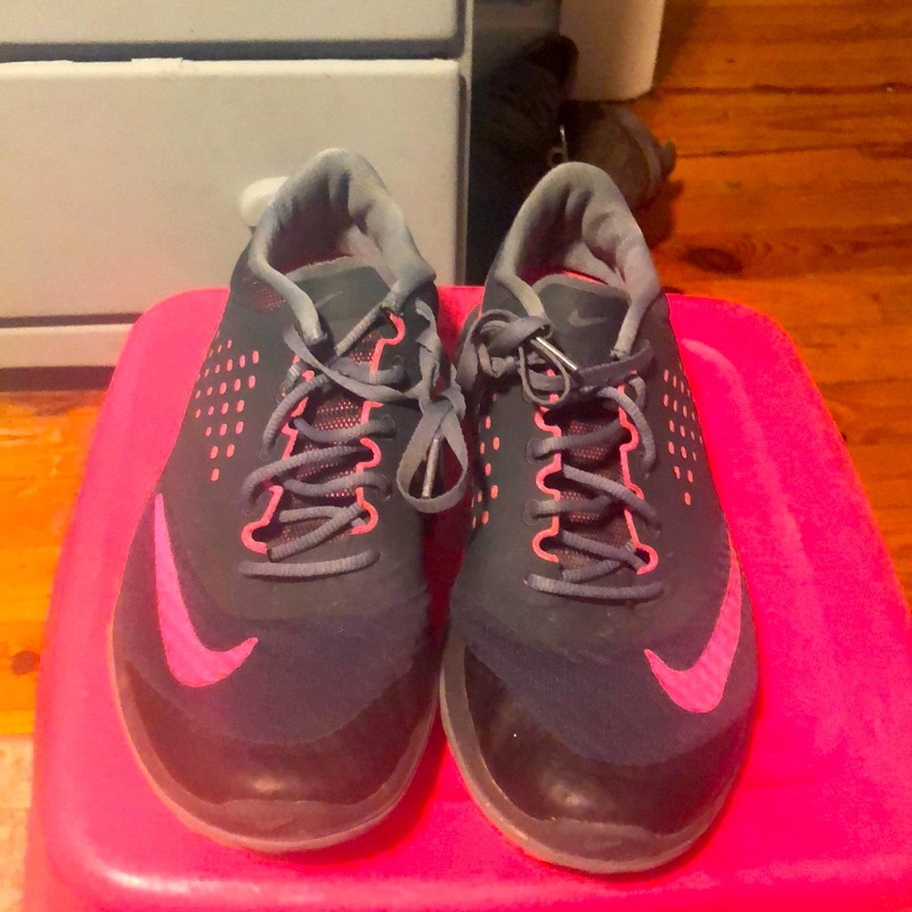 Nike gray and pink Nike